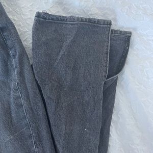 Abercrombie 90’s Straight Leg Split Hem Jeans